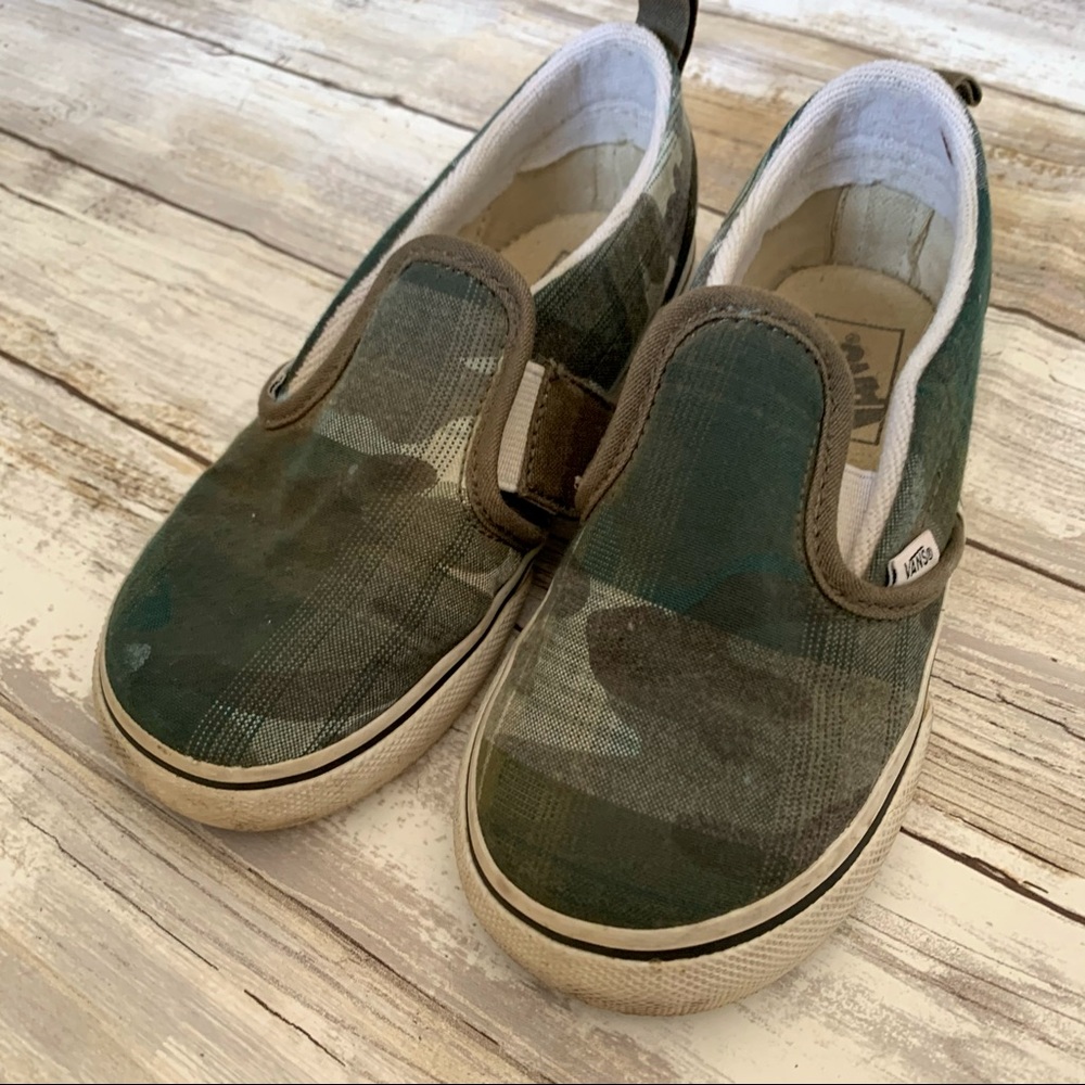 Vans Camo toddler Shoes size 10C